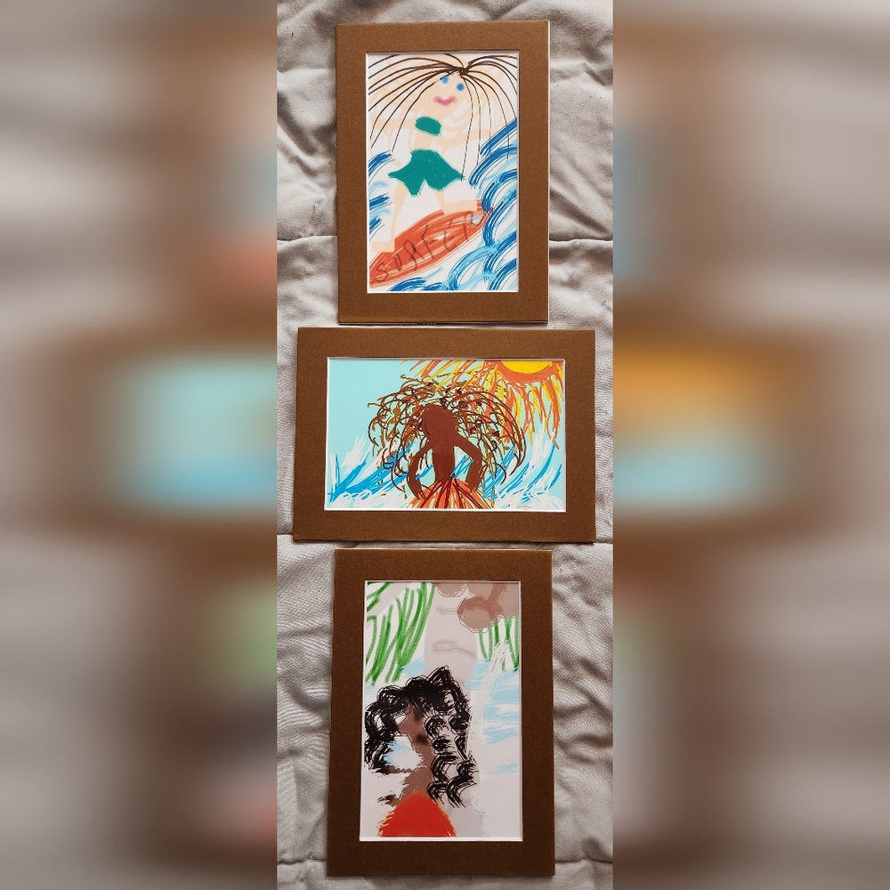 Island Collection by Helen DiQuinzio's Digital Art with Brown Mattes